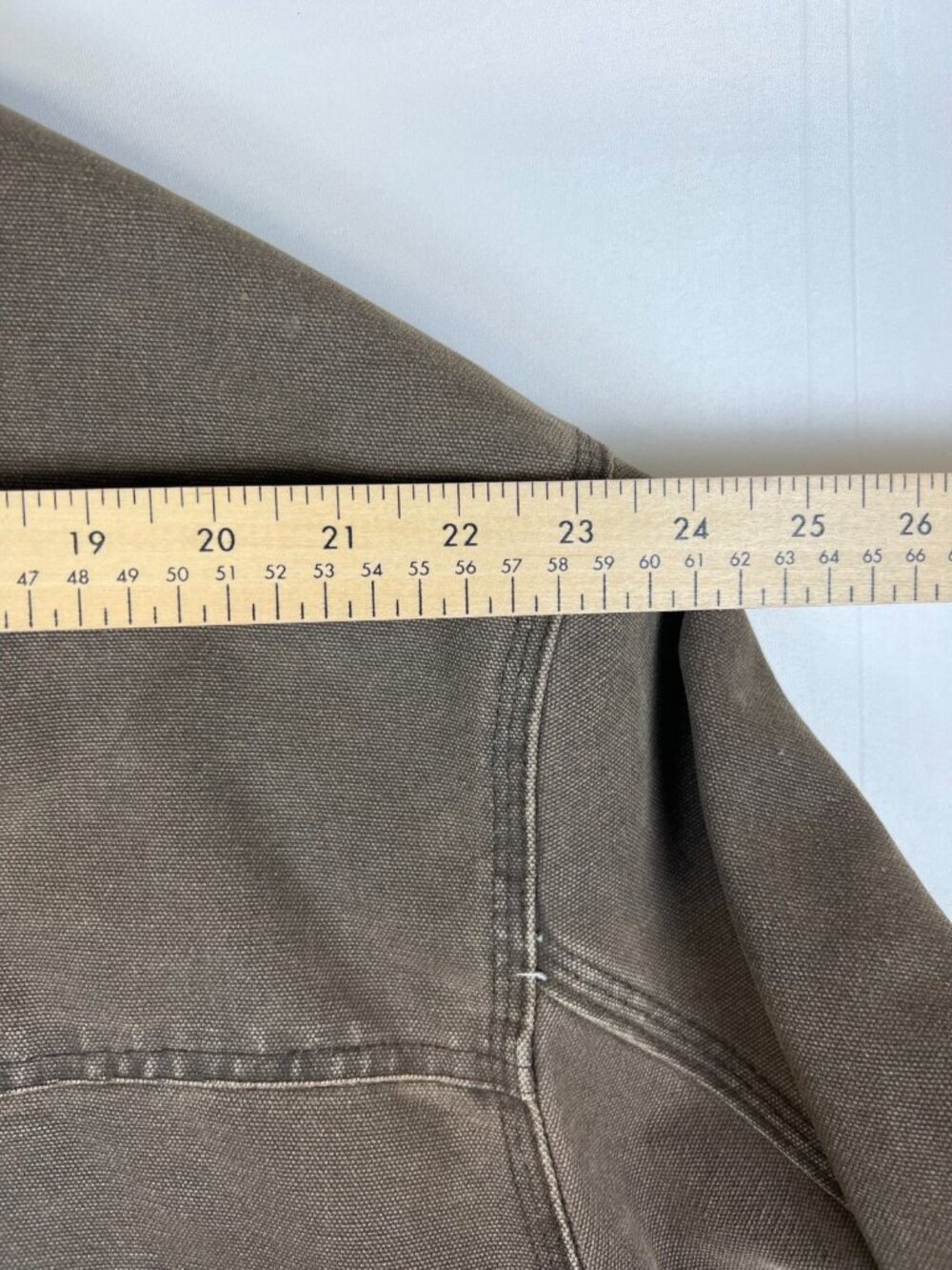 VTG Carhartt Men XLT Brown Sandstone Active Jacket Quilted Flannel Lined J14 CHT - Picture 14 of 14